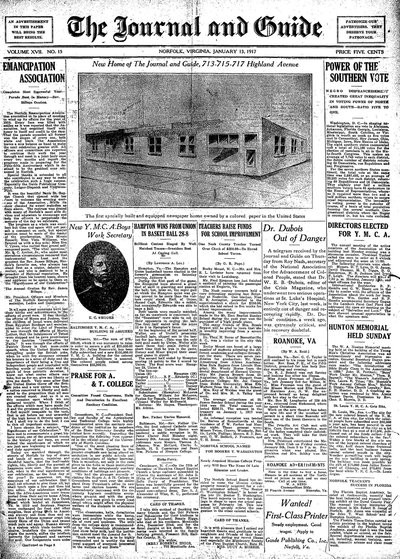 Norfolk Journal and Guide, Jan 13, 1917
