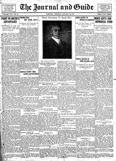 Norfolk Journal and Guide, Jan 20, 1917