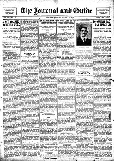 Norfolk Journal and Guide, Jan 27, 1917