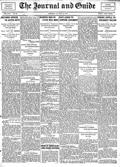 Norfolk Journal and Guide, Jul 21, 1917