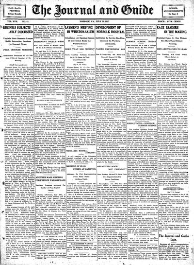 Norfolk Journal and Guide, Jul 28, 1917