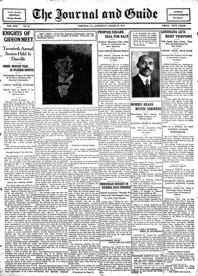 Norfolk Journal and Guide, Aug 25, 1917