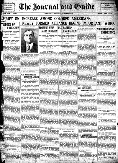 Norfolk Journal and Guide, Oct 13, 1917