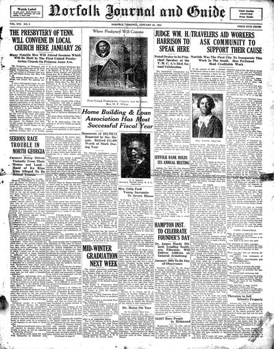 Norfolk Journal and Guide, Jan 22, 1921