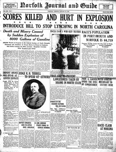 Norfolk Journal and Guide, Jan 29, 1921