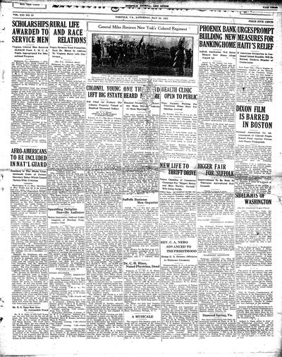 Norfolk Journal and Guide, May 28, 1921