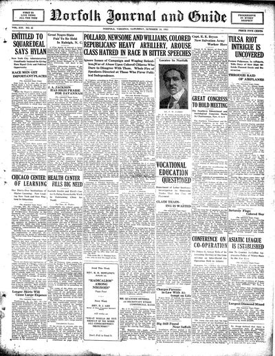 Norfolk Journal and Guide, Oct 22, 1921