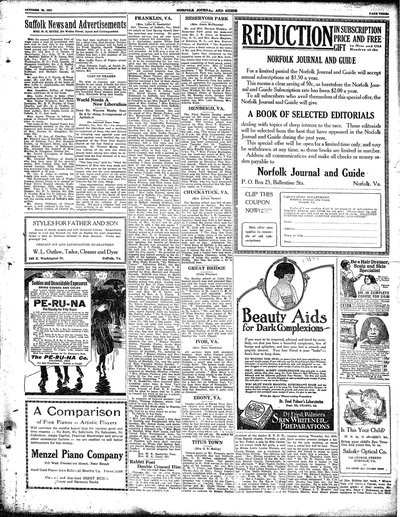 Norfolk Journal and Guide, Oct 29, 1921