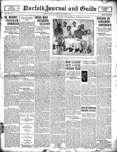 Norfolk Journal and Guide, Nov 26, 1921