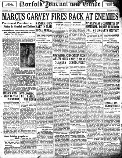 Norfolk Journal and Guide, Jan 28, 1922