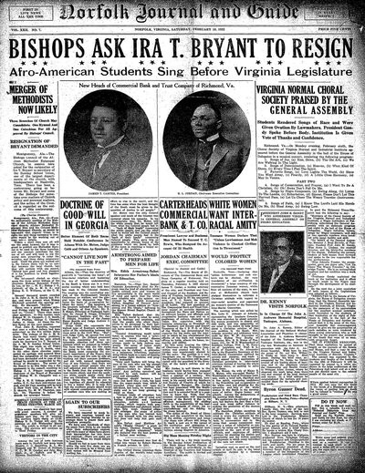Norfolk Journal and Guide, Feb 18, 1922