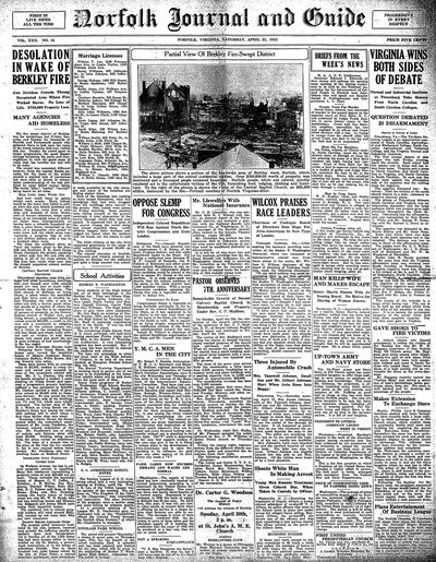 Norfolk Journal and Guide, Apr 22, 1922