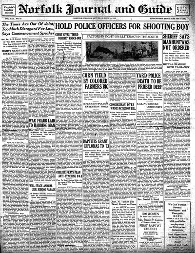 Norfolk Journal and Guide, Jun 10, 1922