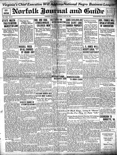 Norfolk Journal and Guide, Jul 22, 1922