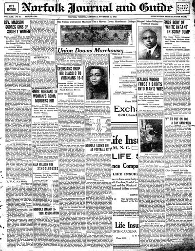 Norfolk Journal and Guide, Nov 11, 1922