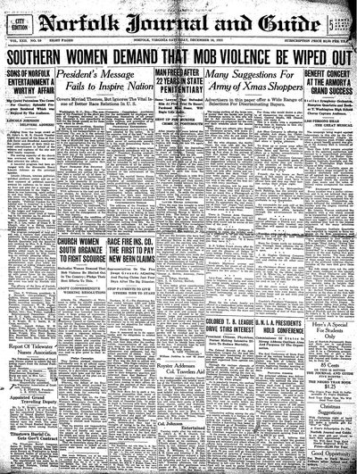 Norfolk Journal and Guide, Dec 16, 1922