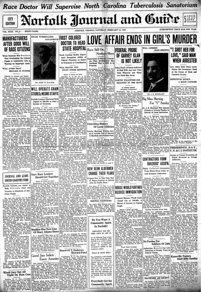 Norfolk Journal and Guide, Feb 10, 1923