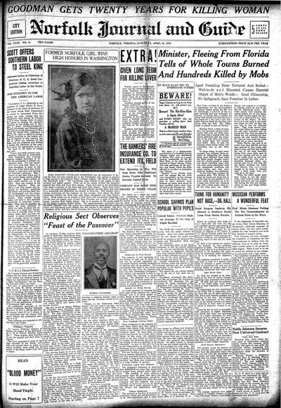 Norfolk Journal and Guide, Apr 21, 1923