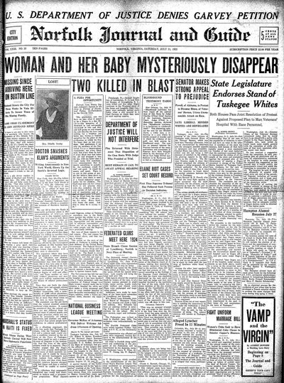Norfolk Journal and Guide, Jul 21, 1923