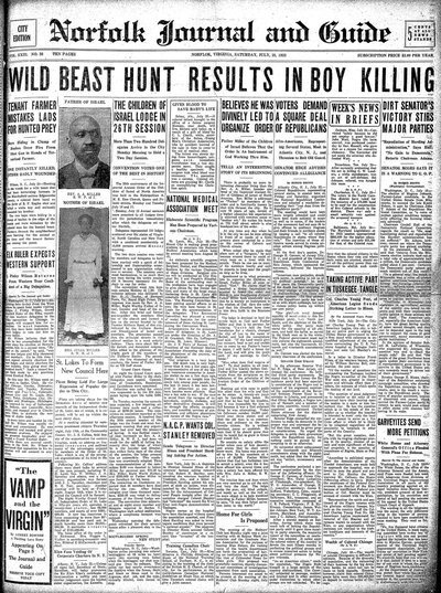 Norfolk Journal and Guide, Jul 28, 1923