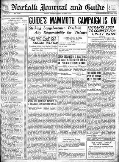 Norfolk Journal and Guide, Oct 13, 1923