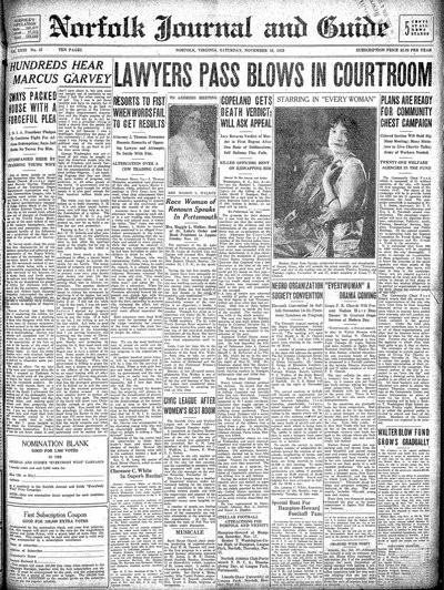 Norfolk Journal and Guide, Nov 10, 1923