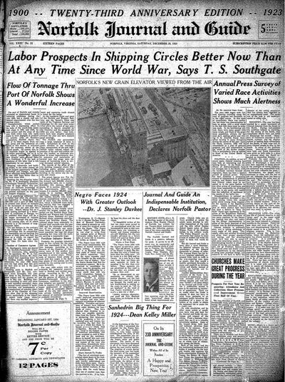Norfolk Journal and Guide, Dec 29, 1923