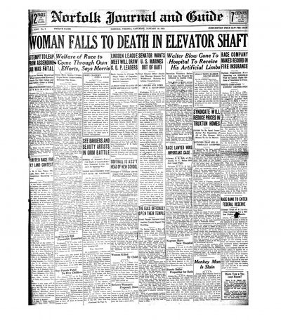 Norfolk Journal and Guide, Jan 19, 1924