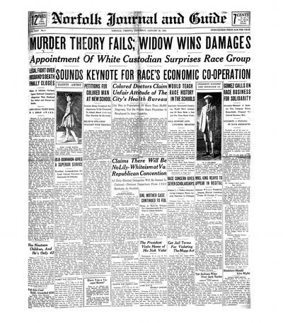 Norfolk Journal and Guide, Jan 26, 1924
