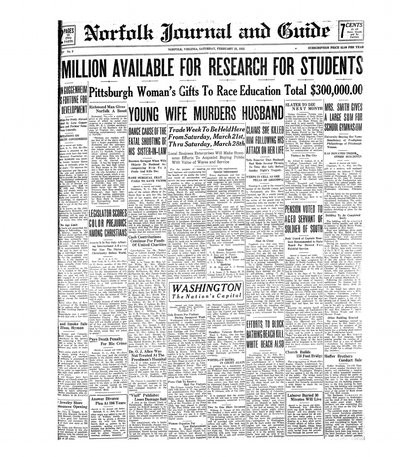 Norfolk Journal and Guide, Feb 28, 1925