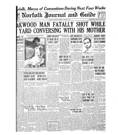 Norfolk Journal and Guide, Aug 8, 1925