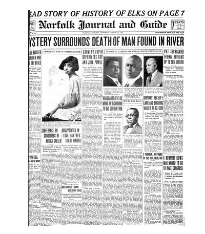 Norfolk Journal and Guide, Aug 22, 1925