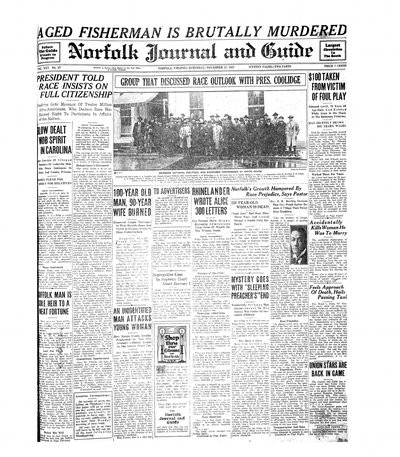 Norfolk Journal and Guide, Nov 21, 1925