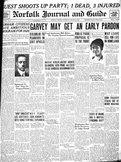 Norfolk Journal and Guide, Jan 30, 1926