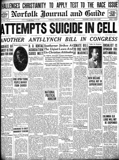 Norfolk Journal and Guide, Apr 24, 1926
