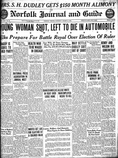 Norfolk Journal and Guide, Aug 14, 1926