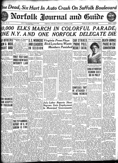 Norfolk Journal and Guide, Aug 28, 1926