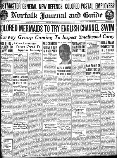 Norfolk Journal and Guide, Sep 11, 1926