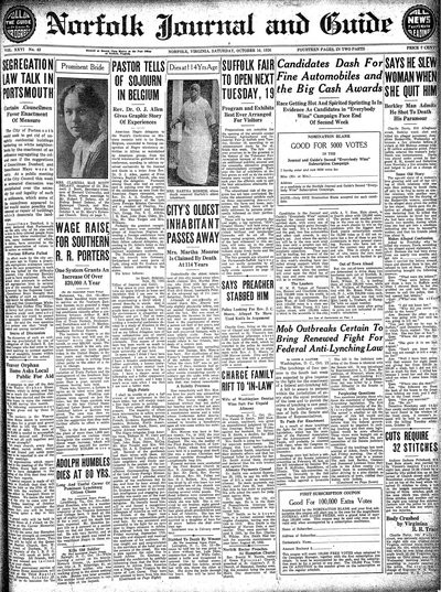Norfolk Journal and Guide, Oct 16, 1926