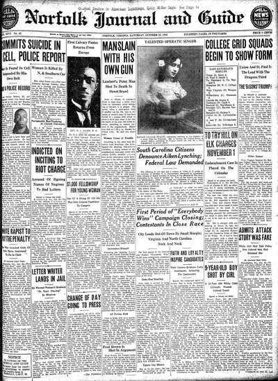 Norfolk Journal and Guide, Oct 23, 1926