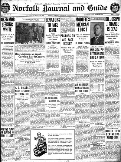 Norfolk Journal and Guide, Nov 27, 1926
