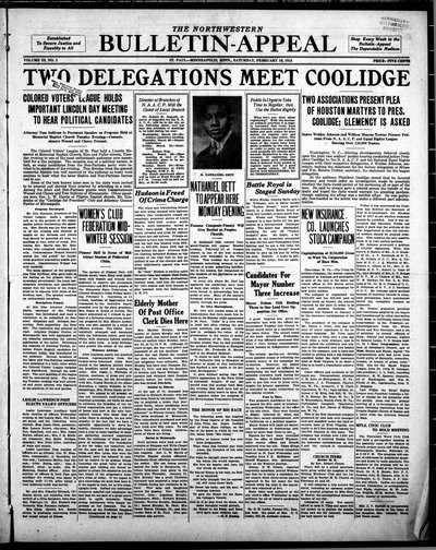 Northwestern Bulletin-Appeal, Feb 16, 1924