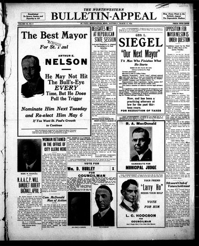 Northwestern Bulletin-Appeal, Mar 15, 1924