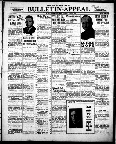 Northwestern Bulletin-Appeal, Apr 19, 1924
