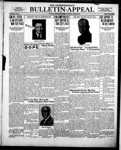 Northwestern Bulletin-Appeal, Apr 26, 1924
