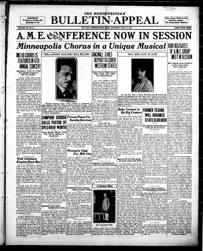 Northwestern Bulletin-Appeal, May 17, 1924