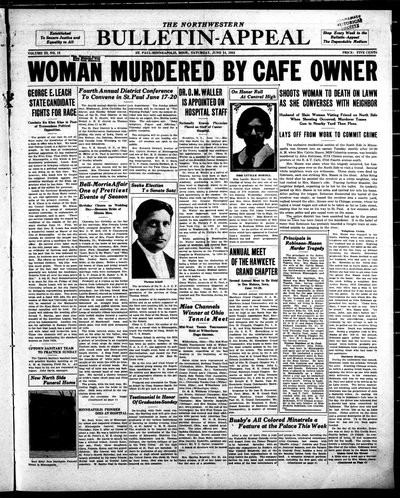 Northwestern Bulletin-Appeal, Jun 14, 1924