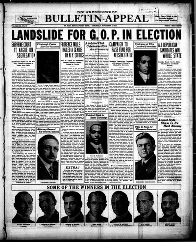 Northwestern Bulletin-Appeal, Nov 8, 1924