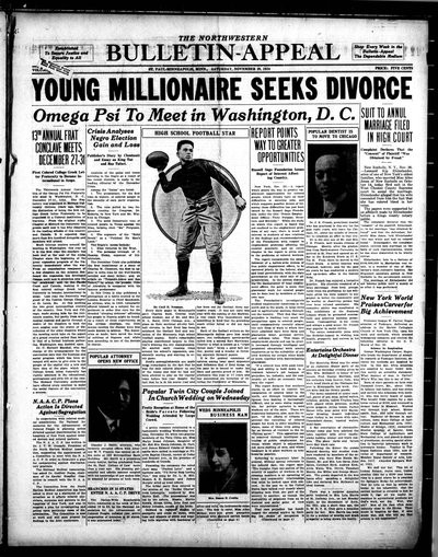 Northwestern Bulletin-Appeal, Nov 29, 1924