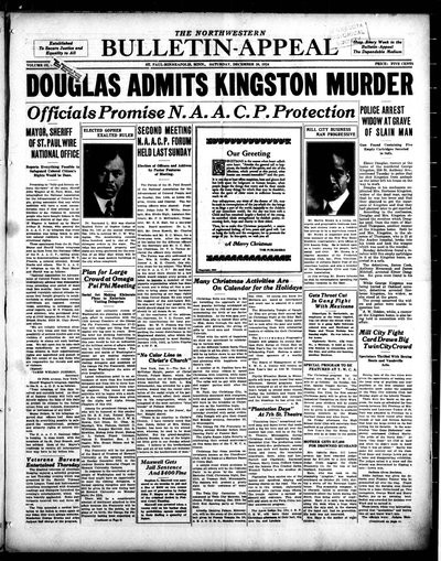 Northwestern Bulletin-Appeal, Dec 20, 1924